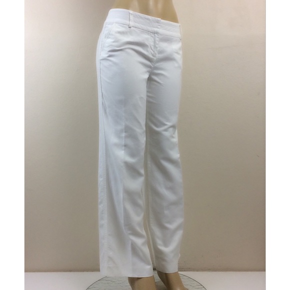 J Crew Pants 8 Favorite Fit White Linen 